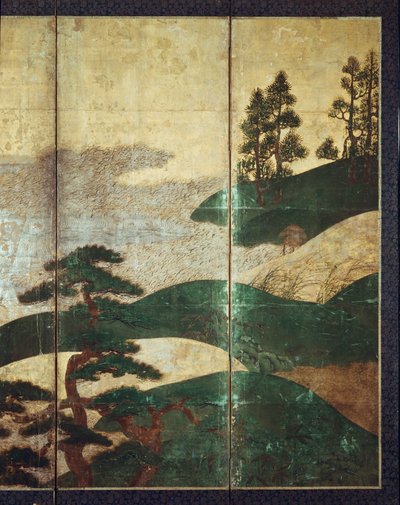 Moonlight Landscape by Japanese School